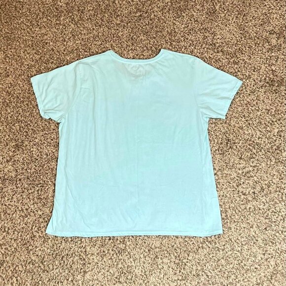 Size 1X Woman's Light Blue Realtree Tee - Picture 2 of 8